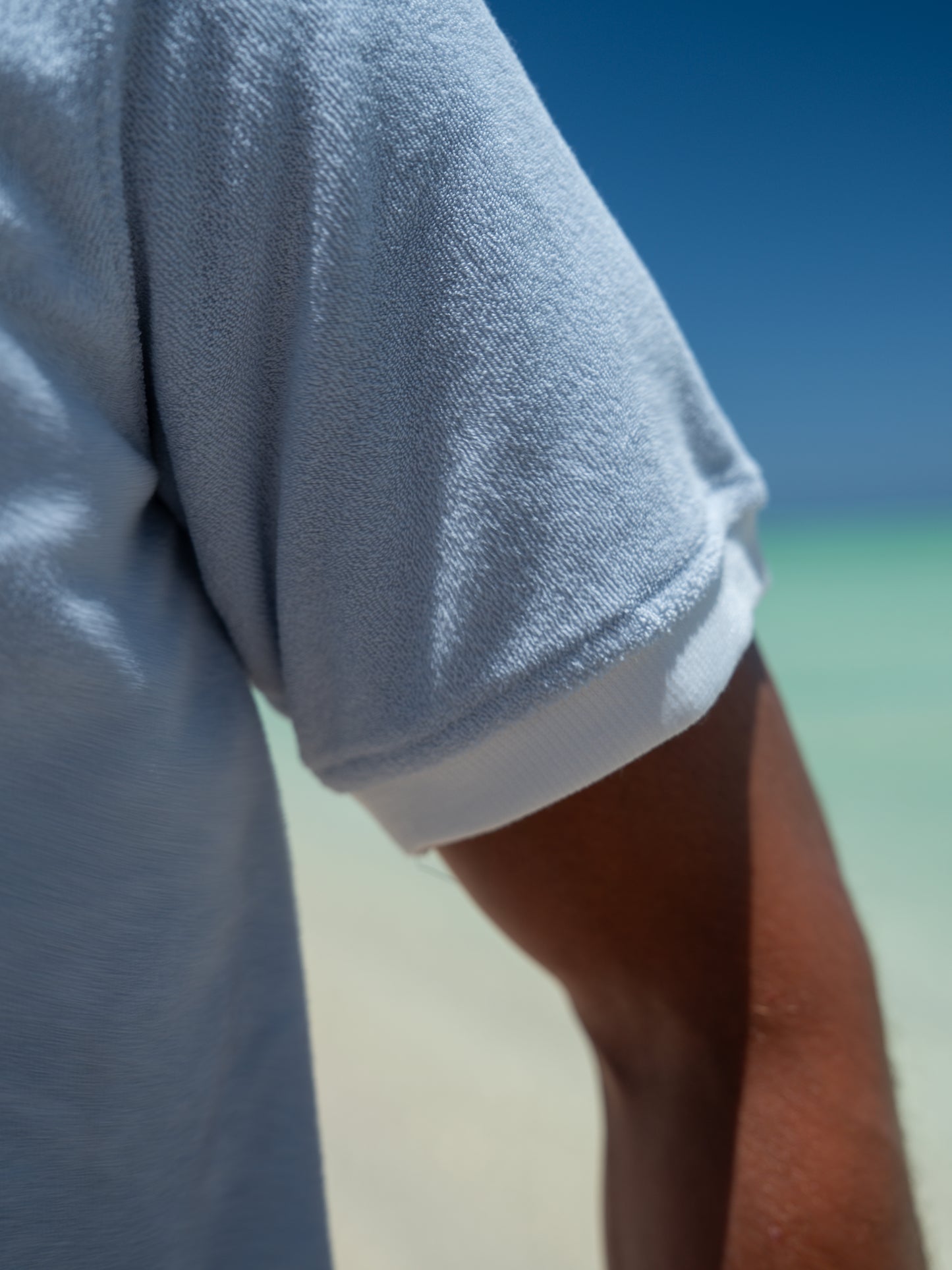 “Naia® Polo with a unique design”