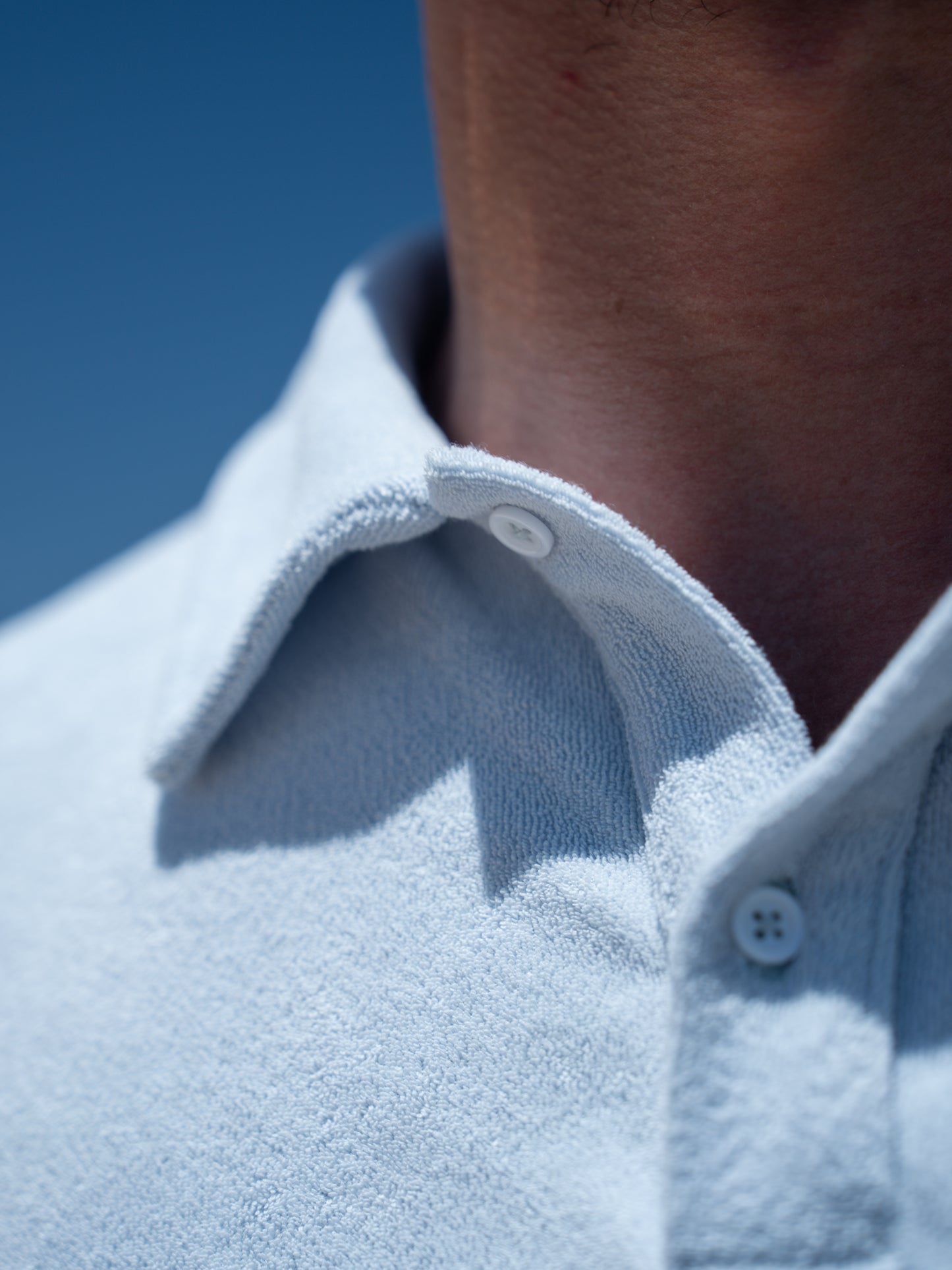 “Naia® Polo with a unique design”